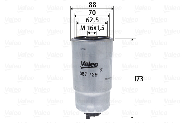 VALEO 587729_VALEO Üzemanyagszűrő